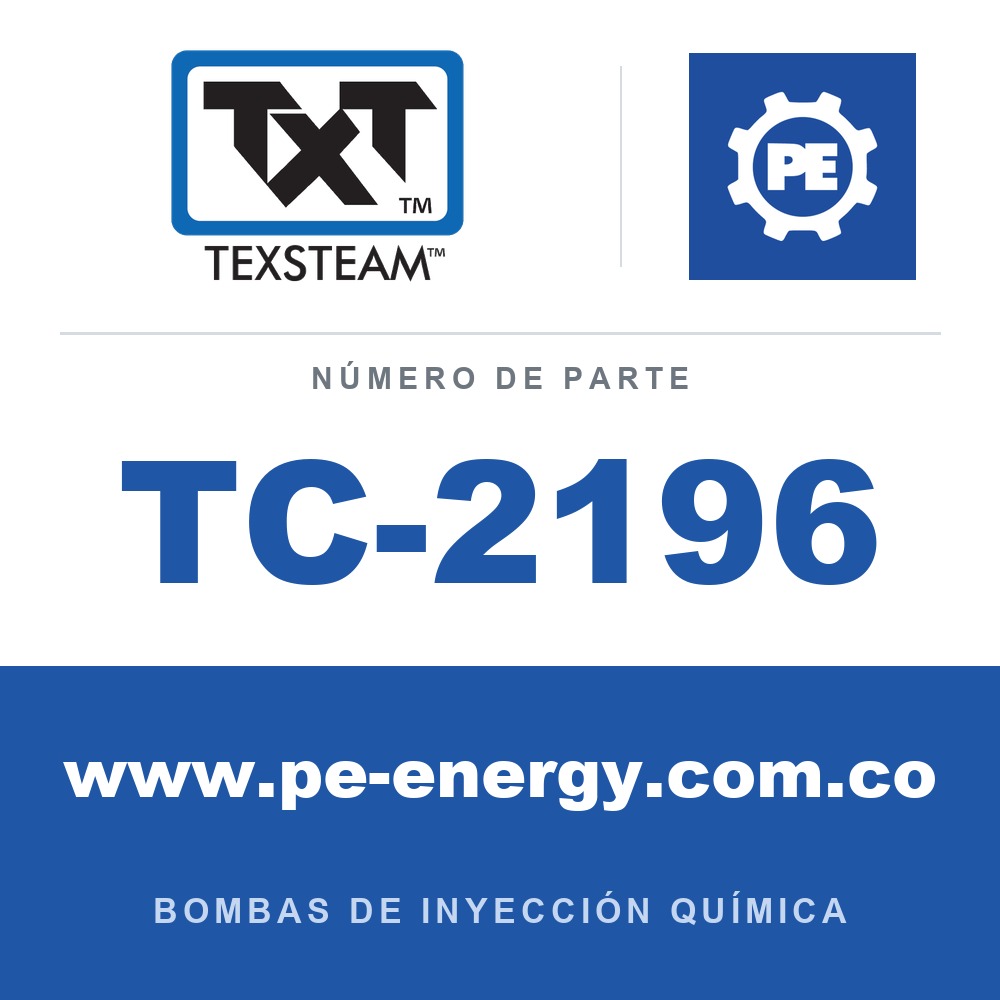Texsteam TC-2196 - Texsteam TC 2196 - Componente de Ensamble de Bomba