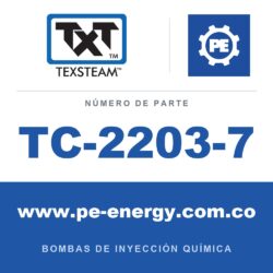 Texsteam TC-2203-7 - Texsteam TC 2203-7 - Cabezal de Bomba para Bomba de Inyección Química
