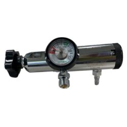 Regulador de Oxígeno EMS LIFE-EMS-025-3 - 0-25 LPM, Latón, Dos Salidas DISS de 50 PSI