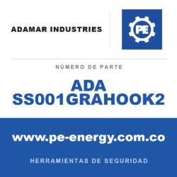 ADAMAR Industries ADA SS001GRAHOOK2 - ADAMAR SS001GRAHOOK2 Herramienta de seguridad manual Sling-Stik de + accesorio GRAHOOK2
