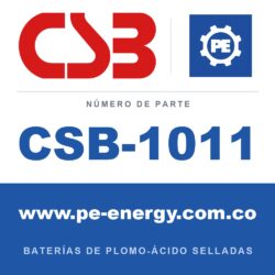 CSB Battery CSB-1011 - CSB-1011 Paquete de baterías de repuesto, reemplaza RBC54, 4 x HR1234WF2 12V 9Ah