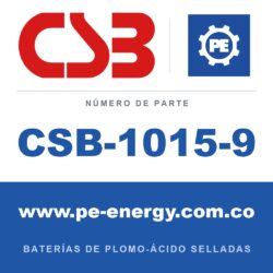 CSB Battery CSB-1015-9 - CSB-1015-9 Paquete de batería de repuesto, reemplaza RBC-132, 4 x HR1234WF2 12V 9Ah