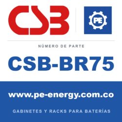 CSB Battery CSB-BR75 - CSB-BR75 Rack para baterías con terminal frontal, 48.5 x 84.0 x 33.5 in