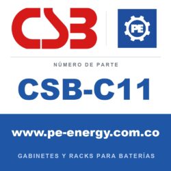 CSB Battery CSB-C11 - CSB-C11 Gabinete para baterías de terminal superior, 17.9 x 40.6 x 29.9 in