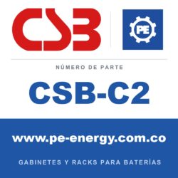CSB Battery CSB-C2 - CSB-C2 Gabinete para baterías de terminal superior, 11.6 x 19.7 x 20.0 in