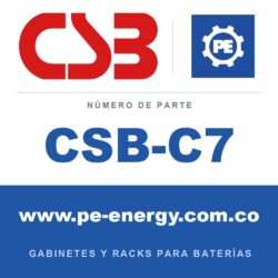 CSB Battery CSB-C7 - CSB-C7 Gabinete para baterías de terminal superior, 17.9 x 27.7 x 29.9 in