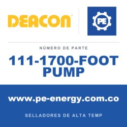 Deacon 111-1700-FOOT PUMP - Deacon 111-1700-FOOT PUMP Bomba de pedal neumática/hidráulica