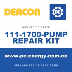 Deacon 111-1700-PUMP REPAIR KIT - Deacon 111-1700-PUMP REPAIR KIT Bomba de pedal neumática/hidráulica, kit de reparación de bomba