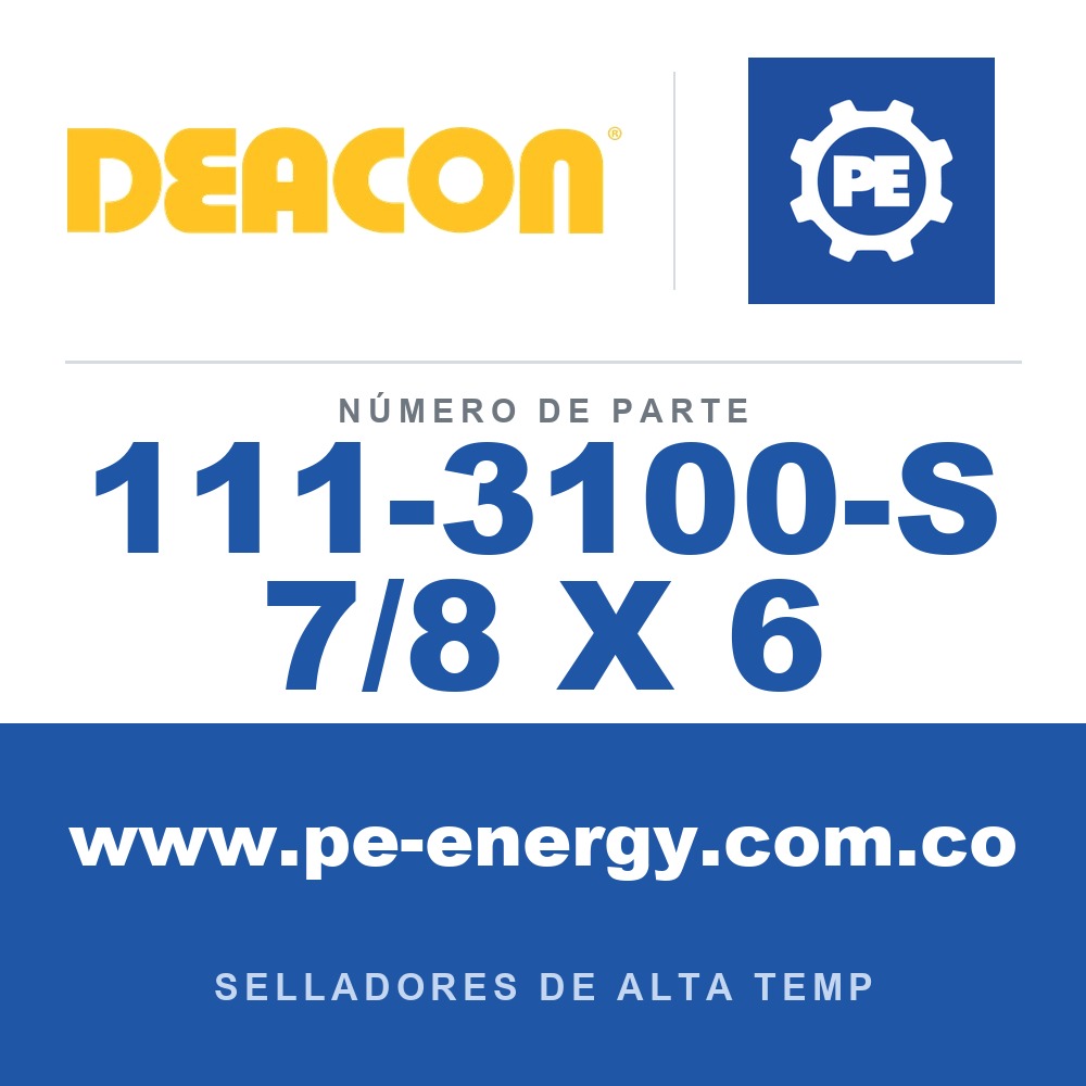 Deacon 111-3100-S 7/8 X 6 - Deacon 111-3100-S 7/8 X 6 Sellador inyectable 3100-S - 7/8 Stick (Paquete de 24)