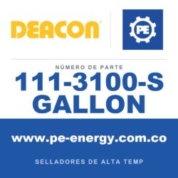 Deacon 111-3100-S GALLON - Deacon 111-3100-S GALLON Sellador inyectable 3100-S - Galón