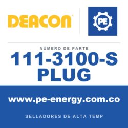 Deacon 111-3100-S PLUG - Deacon 111-3100-S PLUG Sellador inyectable 3100-S - Tapón (paquete de 100)