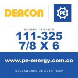 Deacon 111-325 7/8 X 6 - Deacon 111-325 7/8 X 6 Sellador/Empaquetadura inyectable de PTFE 325 - 7/8 Stick (Paquete de 24)