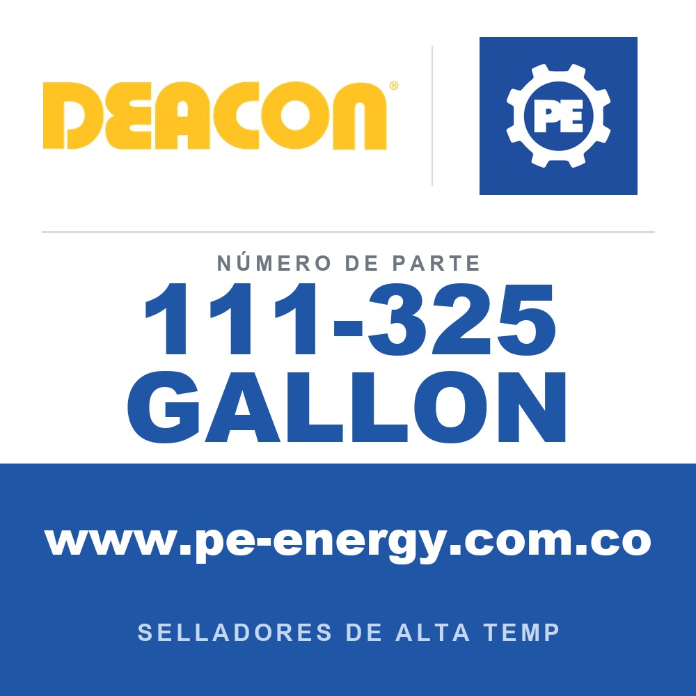 Deacon 111-325 GALLON - Deacon 111-325 GALLON Sellador/Empaquetadura inyectable de PTFE 325 - Galón