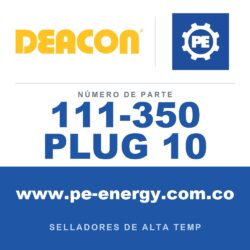 Deacon 111-350 PLUG 10 - Deacon 111-350 PLUG 10 Sellador/Empaquetadura inyectable de PTFE 350 - 10 sticks por bolsa (Paquete de 100)