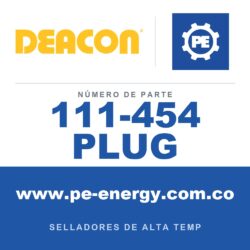 Deacon 111-454 PLUG - Deacon 111-454 PLUG Sellador inyectable 454 - Tapón (paquete de 100)