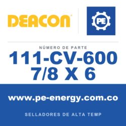 Deacon 111-CV-600 7/8 X 6 - Deacon 111-CV-600 7/8 X 6 Sellador inyectable CV-600 - 7/8 Stick (Paquete de 24)