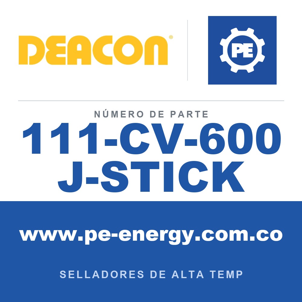 Deacon 111-CV-600 J-STICK - Deacon 111-CV-600 J-STICK Sellador inyectable CV-600 - J-Stick