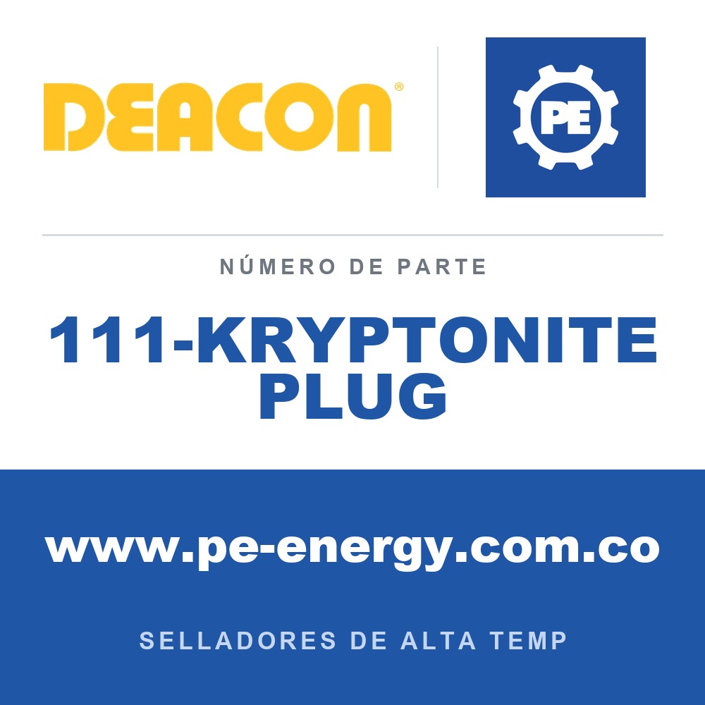 Deacon 111-KRYPTONITE PLUG - Deacon 111-KRYPTONITE PLUG Tapón Kryptonite, paquete de 100