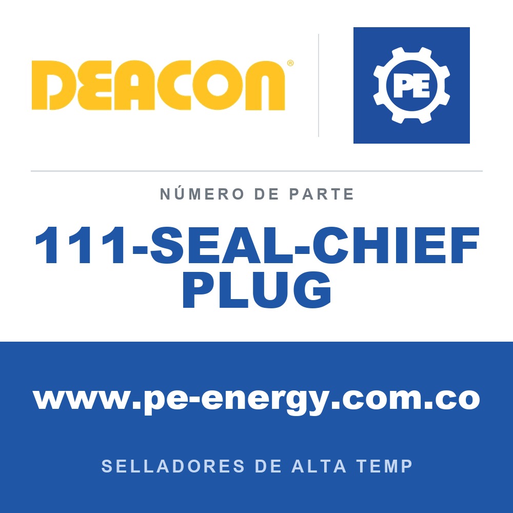 Deacon 111-SEAL-CHIEF PLUG - Deacon 111-SEAL-CHIEF PLUG Tapón Seal-Chief, paquete de 100