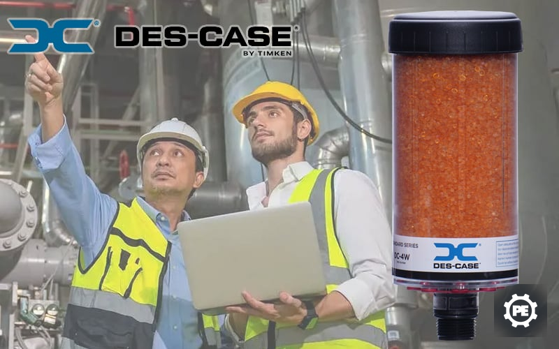 Respirador desecante Des-Case Standard Series DC-4W, respiradores desecantes Des-Case con sílice gel naranja