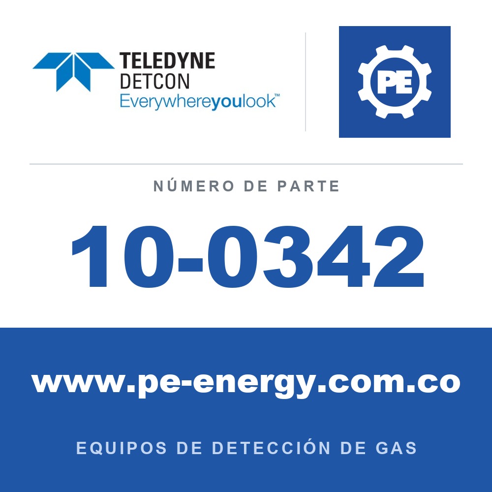 Teledyne Detcon 10-0342 Placa de botones
