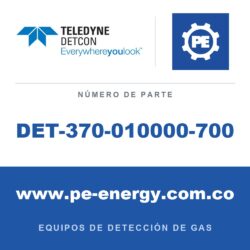 Teledyne Detcon DET-370-010000-700 Sensor enchufable de H2S, sulfuro de hidrógeno para OLCT700 TP y OLCT710 TP