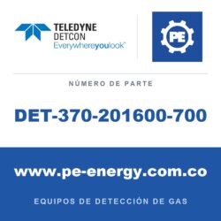 Teledyne Detcon DET-370-201600-700 Sensor enchufable de gas combustible 0-100% LEL para OLCT700 FP y OLCT710 FP