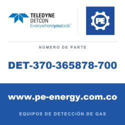 Teledyne Detcon DET-370-365878-700 Sensor enchufable de CO2, dióxido de carbono 0-5% Vol. para OLCT700 IR y OLCT710 IR