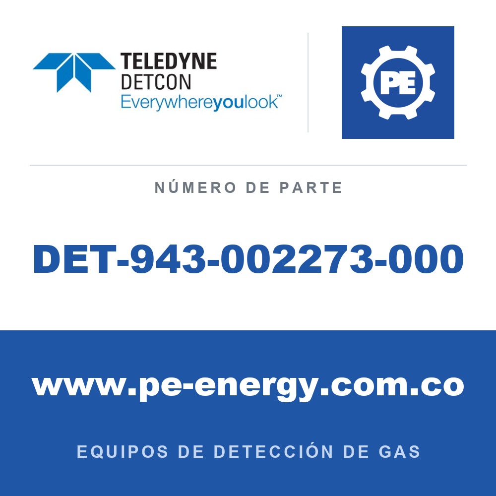 Teledyne Detcon DET-943-002273-000 Protector de sensor para entornos hostiles