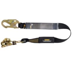 DEWALT DXFP150020 Agarrador de cuerda manual cautivo con eslinga absorbente de energía de 3 ft. (0.9 m) ajustable de 1/2 in. (12mm) a 5/8 in. (16 mm.) de cuerda