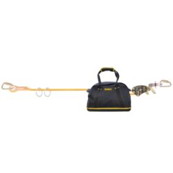 DEWALT DXFP160020 Sistema de línea de vida horizontal de cuerda temporal para 2 personas, 100 ft. (30.5 m)