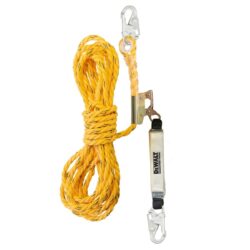 DEWALT DXFP210050 Línea de vida vertical con ajustador de cuerda 50 ft. (15.2 m)