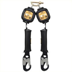 DEWALT DXFP242212-006 D100P SRL personal, doble, gancho de seguridad de aluminio