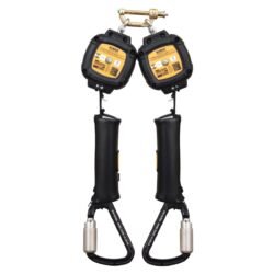 DEWALT DXFP242412-006 D100P SRL personal, doble, mosquetón de aluminio