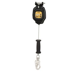 DEWALT DXFP270221-008 D200P SRL personal sencillo, borde de ataque, gancho de seguridad de acero, 8.5 ft. (2.59 m)