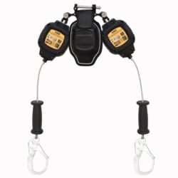 DEWALT DXFP270322-008 D200P SRL personal doble, borde de ataque, ganchos para varilla de acero, 8.5 ft. (2.59 m)
