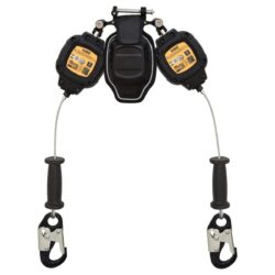 DEWALT DXFP272222-008 D200P SRL personal doble, borde de ataque, ganchos de seguridad de aluminio, 8.5 ft. (2.59 m)