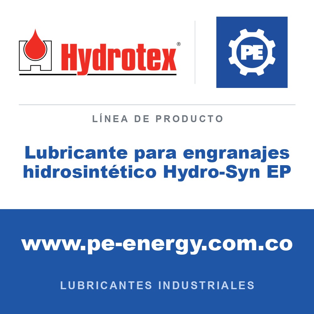 Hydrotex Lubricante para engranajes hidrosintético Hydro-Syn EP - Hydrotex Lubricante para engranajes hidrosintético Hydro-Syn EP