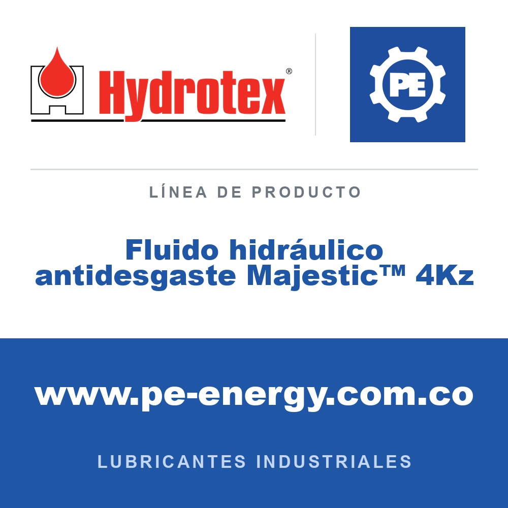 Hydrotex Fluido hidráulico antidesgaste Majestic™ 4Kz - Hydrotex Fluido hidráulico antidesgaste Majestic™ 4Kz