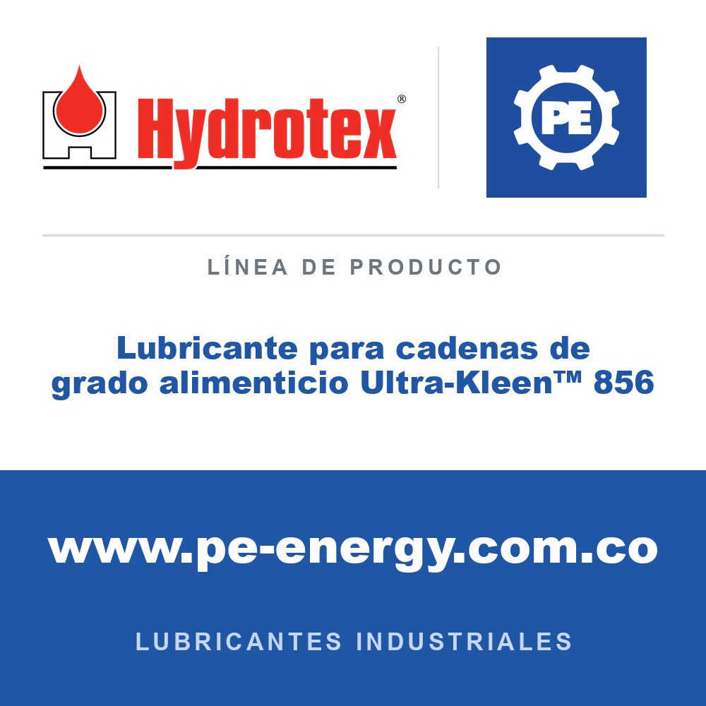 Hydrotex Lubricante para cadenas de grado alimenticio Ultra-Kleen™ 856 - Hydrotex Lubricante para cadenas de grado alimenticio Ultra-Kleen™ 856
