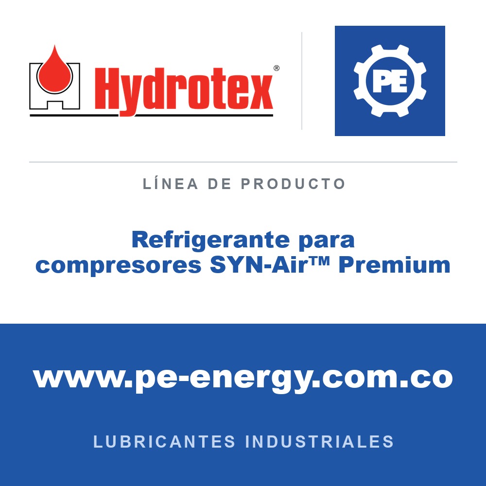 Hydrotex Refrigerante para compresores SYN-Air™ Premium - Hydrotex Refrigerante para compresores SYN-Air™ Premium