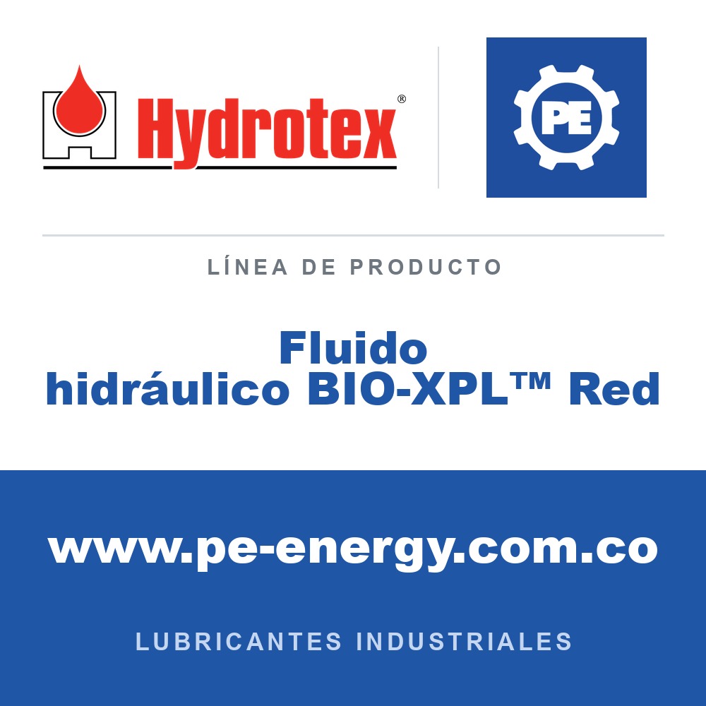 Hydrotex Fluido hidráulico BIO-XPL™ Red - Hydrotex Fluido hidráulico BIO-XPL™ Red