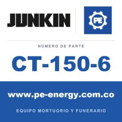 Junkin Safety CT-150-6 Mesa de preparación mortuoria con ruedas de 6 pulgadas