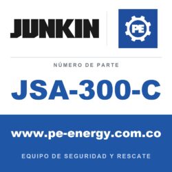 Junkin Safety JSA-300-C Correas de 5 pies con hebilla de cinturón de seguridad
