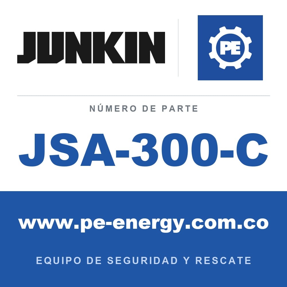 Junkin Safety JSA-300-C Correas de 5 pies con hebilla de cinturón de seguridad