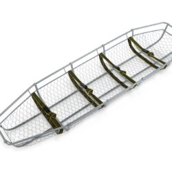Junkin Safety JSA-300-PCW Camilla de rescate tipo canasta recubierta de plastisol sin divisor de piernas