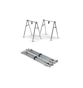 Junkin Safety JSA-305 Soportes plegables para camilla