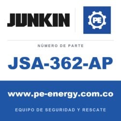Junkin Safety JSA-362-AP Tabla espinal plegable de aluminio con clavijas