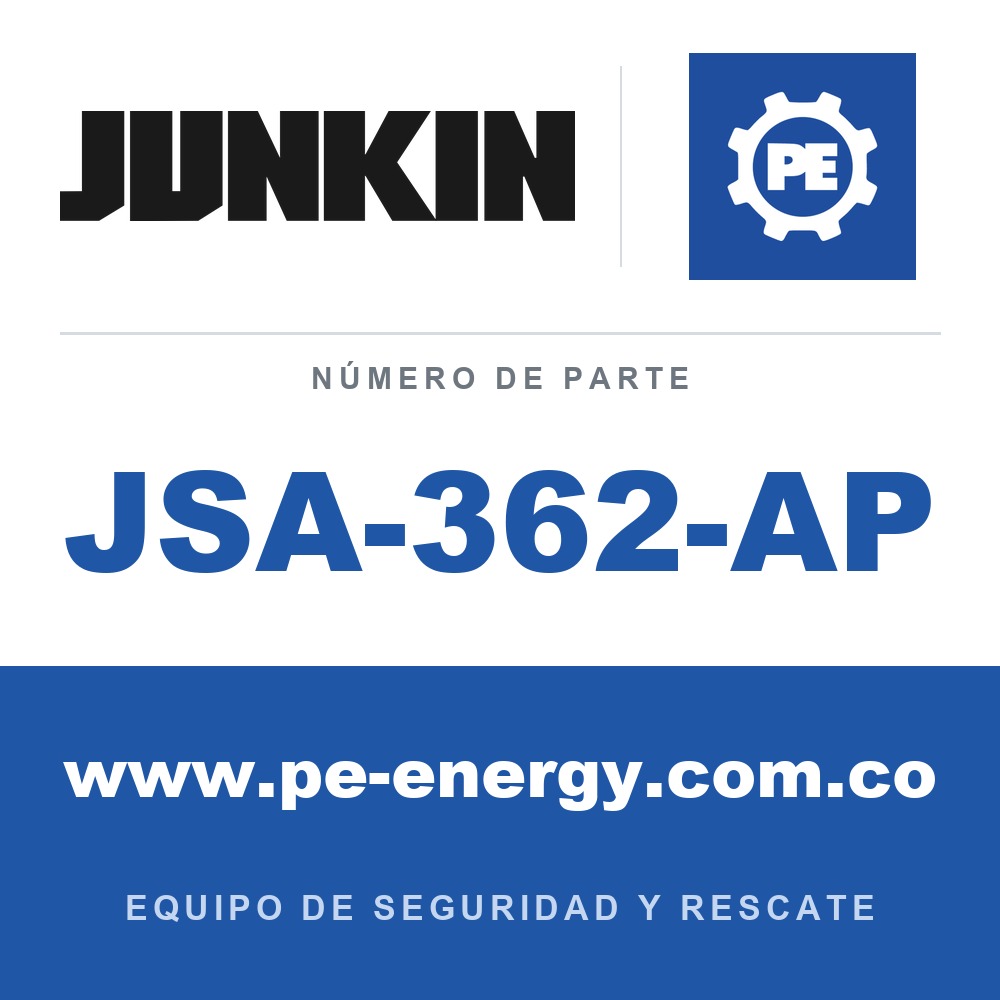 Junkin Safety JSA-362-AP Tabla espinal plegable de aluminio con clavijas