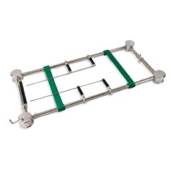 Junkin Safety LD-3287-CR Dispositivo Superior para descenso de ataúdes con brazos posicionadores, cromado